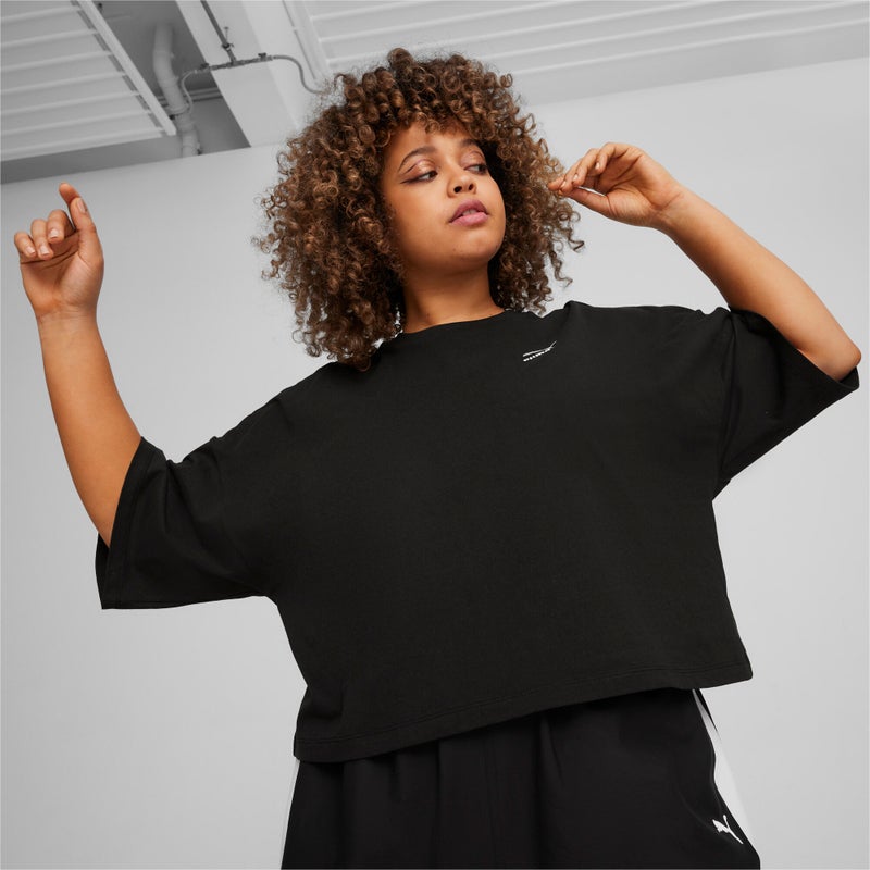 PUMA BETTER CLASSICS Womens Black T-Shirt - Image 2